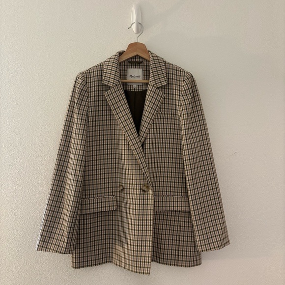 Madewell Dorset Blazer in Albermarle Plaid - Picture 2 of 4